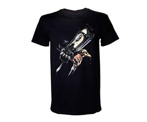 ASSASSIN'S CREED SYNDICATE Men's Hidden Blade Short Sleeve T-Shirt, Black, Large