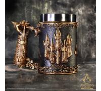 Nemesis Now Assassin's Creed Through The Ages Tankard 15.5cm, Resin, Black/Gold, Official Assassin's Creed Merchandise, Assassin’s Creed Beer Mug, Cast in The Finest Resin, Expertly Hand-Painted