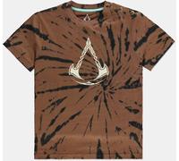 Assassin's Creed Valhalla - Woman's Tie Dye Printed T-Shirt Brown