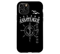 Assateague Island Compass Wind Rose Sailing Boat MD Case for iPhone 11 Pro