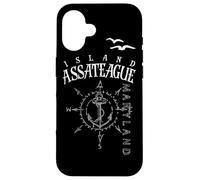 Assateague Island Compass Wind Rose Sailing Boat MD Case for iPhone 16