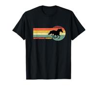 Assateague Island: Vintage Wild Running Horses T-Shirt
