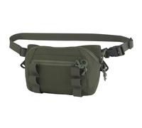 Assault Dangler Pouch with Elastic Loops Panel*2, Hook Loop Tongue for Plate Carrier Chest Rig, Top Arc Opening Half Zip Tactical Fanny Pack Sling Bag Concealed Carry EDC, IFAK Medical Drop Pouch