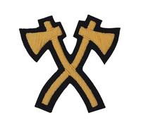 Assault Pioneers British Army Badge - Gold on Black