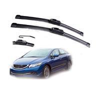 ASSBA Car Parts Premium Wiper Blade Kit for Hon-da Civic Sedan MK9 2012-2015,Set of Front Wiper Blades,Durable,Streak-Free Windshield Wipers,Easy Installation