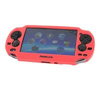 Assecure Pro Red Silicone Gel Skin Protector Cover Protective Bumper Grip Cas.