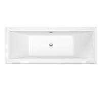 Nuie Asselby Square Double Ended Straight Bath 1800x800