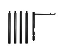 Assemble the camping hanging lantern holder with rust-resistant coating for long durability