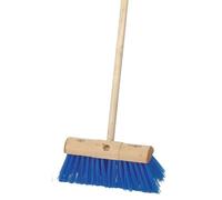 Assembled 13'' Blue Polypropylene Yard Scavenger Broom Universal Textiles Multi One Size