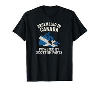 Assembled In Canada Scottish Parts Scotland Heritage Scots T-Shirt