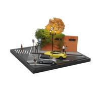 Assembled Miniature Lamp Post | Miniature Diorama with Lighting, Illuminated, Display Scene Model, for City Layout, Collectors, Hobbyists