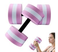 Assembled Water Dumbbells for Underwater Exercise, EVA Foam Weight Dumbbells with High Density with Swimming Pool Resistance Water Fitness Barbell for Underwater Aerobics and Weight Loss