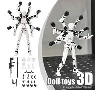 Assembly Completed T13 Action Figures,Dummy 13 Action Figure, Lucky 13 3D Printed Action Figure - The Ultimate Hero for Action-Packed Playtime
