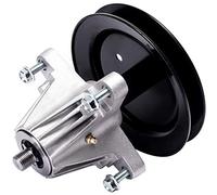 Assembly of The Lawn Mower Shaft, Lawn Mower Spindle Assembly, Lawn Mower Spindle Unit, 6 Points Star Spindle Shaft, Pulley Included (Fditzd0p234k9g-07)