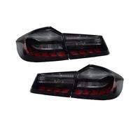 Assembly Outer Light Compatible With BMW For 5 Series G30 G38 2018-2020 Taillight Dragon Scales Design Dynamic DRL Turn Signal Car Rear Tail Light Lamp(Black)