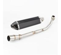 Assembly parts Motorcycle Exhaust Full Systems Modify Front Pipe Muffler Accessories For Cross Cub110 CC110 2018 2019-2023(Type C)
