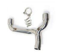 Assembly parts Motorcycle Exhaust System Racing Modified Exchaust Muffler Middle Link Pipe 51mm For Suzuki GSR400 GSR600 BK400 BK600