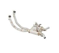 Assembly parts Slip On Full System Motorcycle Exhaust Muffler Back Pressure Pipe For Aprilia RS660 RS 660 For Tuono