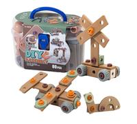 Assembly Science Toys, Creative Educational Building Kit, 1 Set, STEM Learning Craft, Model Project Kit, Toolbox Included, For Kids Girls Boys Gift Home