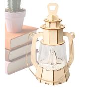 Assembly Toy - Handmade Lantern Puzzle Kit, Science Technology Wood Model, Educational Fun Design, Easy Build Artistic Play, Premium Stem Learning Toy, Student Boy Girl 10.5x9x19.5cm