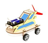 Assembly Wooden Double Environment Vehicle Model Set Science Experiment for Kid Hands on Learning and Classroom Demonstration Marine Vehicle Set