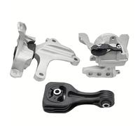Assembroverse 50820-TBA-A04 3Pcs Engine Motor & Auto Trans Mount Kit Compatible with Civic 2016-2021 1.5L L4 CVT Transmission Mounts Set Replace 50850-TBC-A81 50890-TBA-A82