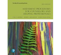 Assessment Procedures for Counselors and Helping Professionals (The Merrill Counseling Series)