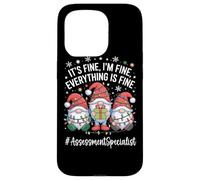 Assessment Specialist Gnome Everything Is Fine Christmas Case for iPhone 15 Pro