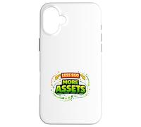 Asset Building Discipline Mindset Growth Design Case for iPhone 16 Plus
