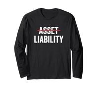 Asset Liability Bookkeeper Accountant Long Sleeve T-Shirt