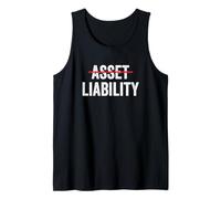 Asset Liability Bookkeeper Accountant Tank Top