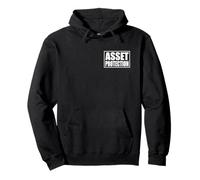 ASSET PROTECTION SECURITY GUARD UNIFORM COSTUME (2-sided) Pullover Hoodie