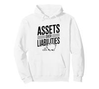 Assets Over Liabilities Financial Literacy Motivational Pullover Hoodie