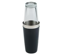 Assheuer and Pott Boston Shaker 2 Piece Stainless Steel Cup Black 700ml