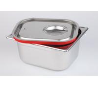 Assheuer and Pott Lid Gastronomy Container Red Silicone Seal