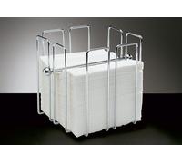 Assheuer And Pott Napkin Holder Metal Silver 19X19X19 Cm