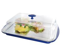 APS Cooling Display Tray and Cover in Blue - Stainless Steel & Plastic
