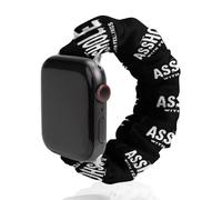 Asshole Bastard with Feelings Compatible with IWatch Series Watch Strap Fashion Scrunchies Stretchy