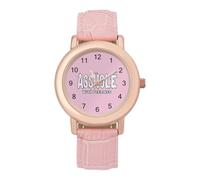 Asshole Bastard with Feelings Cute Watches for Women Fashion Paint Adjustable Wrist Watch Work Workout
