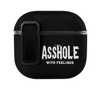 Asshole Bastard with Feelings Slim Compatible with Airpods 4 Case Protective Hard Cover Skin