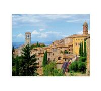 Assisi，Jigsaw Puzzles for Adults 1000 Piece Jigsaw Puzzles for Adult Educational Game Challenge Toy 1000 Pieces Puzzle for Adults Kids.Educational Games Home Decoration（38x26cm）-AX8