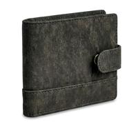 Assisi Style 100% Cork Wallet for Men - Vegan Bifold Wallet with Coin Pocket | Card Slots & Notes | RFID & NFC Blocking | Water-Resistant Handmade Cork Leather Wallet (Black)