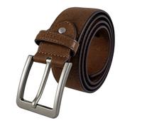 Assisi Style - Brown Vegan Belt for Men | Cork Belt 38mm Width | Vegan Gift Idea | Faux Leather Belts (26-28" Waist)