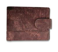 Assisi Style Vegan Wallet for Men, RFID Cork Bifold, Coin Pocket, Brown