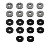 Assist Ringe Thumbstick Stoßdämpfer Zubehör, Controller Zubehör Kompatibel mit PS5, Steam Deck, Xbox Series X/S, Xbox One, Switch, Switch OLED, ROG Ally, Legion Go, 4 Verschiedene Stärken, 18 Stück