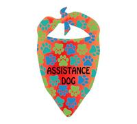 Assistance Dog Bandana Service Dog Bandana Alert Dog Pet Scarf Gift (Assistance Dog)