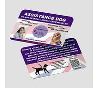 Assistance Dog ID Card - Personalizable with UK Law QR Code AD10