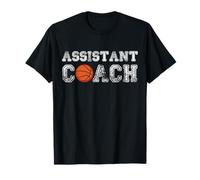 Assistant Basketball Coach Appreciation Coaching Distressed T-Shirt