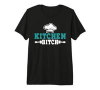 Assistant Chef Kitchen Bitch Cooking Funny Cooks Premium T-Shirt