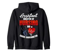 Assistant Director Of Nursing ADON Nurse Aka Chaos ADON Zip Hoodie